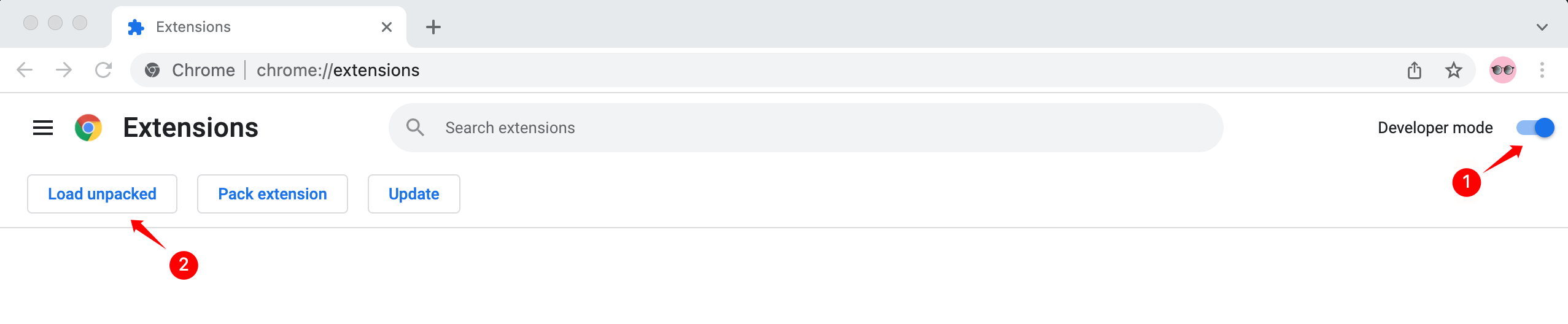 Discord Add Friends chrome extension load unpacked